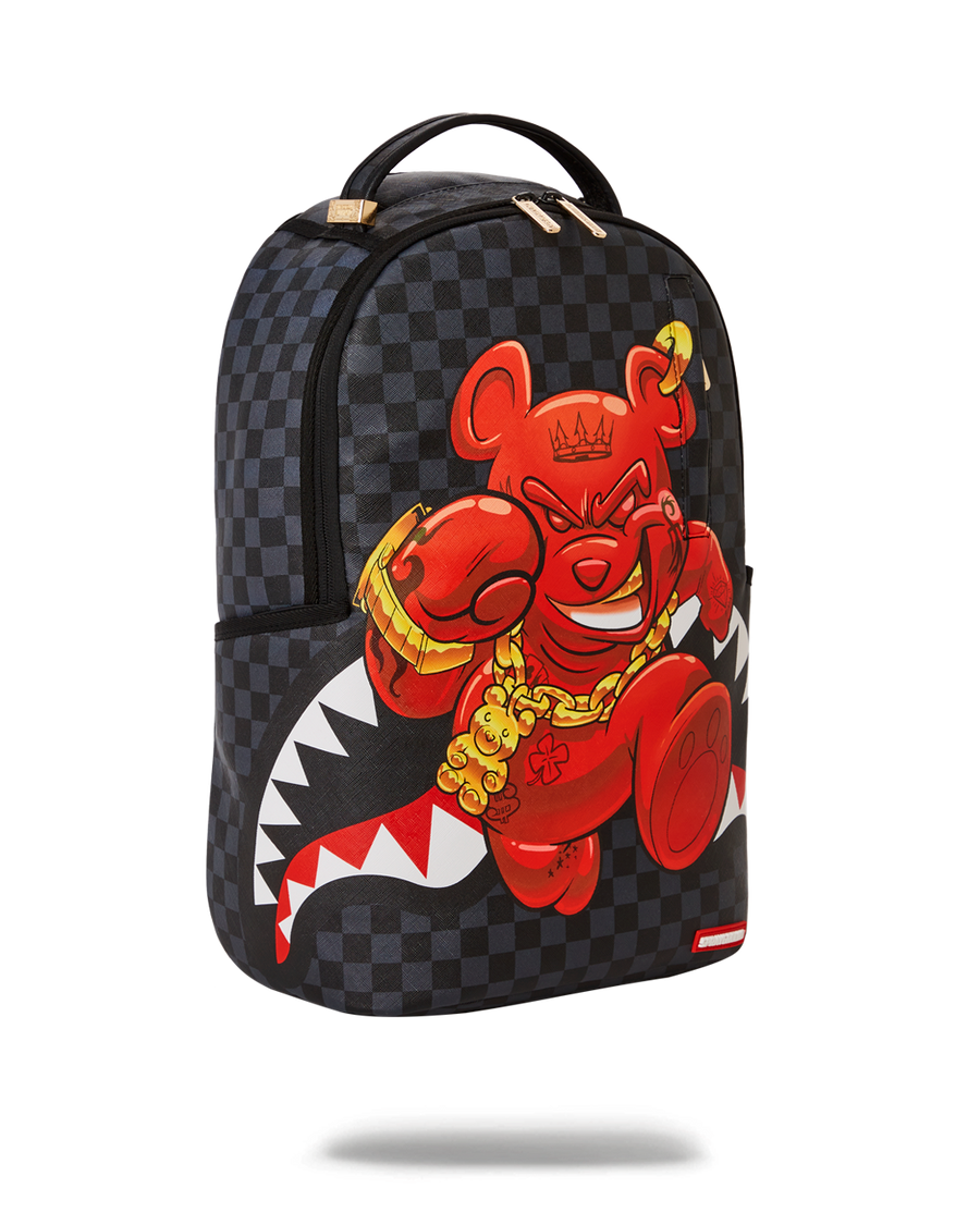 SPRAYGROUND® BACKPACK CHASE BANK: DIABLO BACK AT IT (GREY) (DLXV)