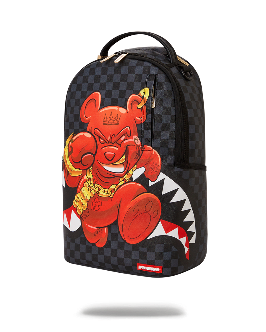 SPRAYGROUND® BACKPACK CHASE BANK: DIABLO BACK AT IT (GREY) (DLXV)