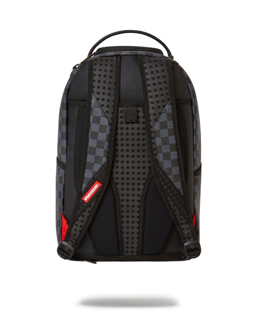 SPRAYGROUND® BACKPACK CHASE BANK: DIABLO BACK AT IT (GREY) (DLXV)