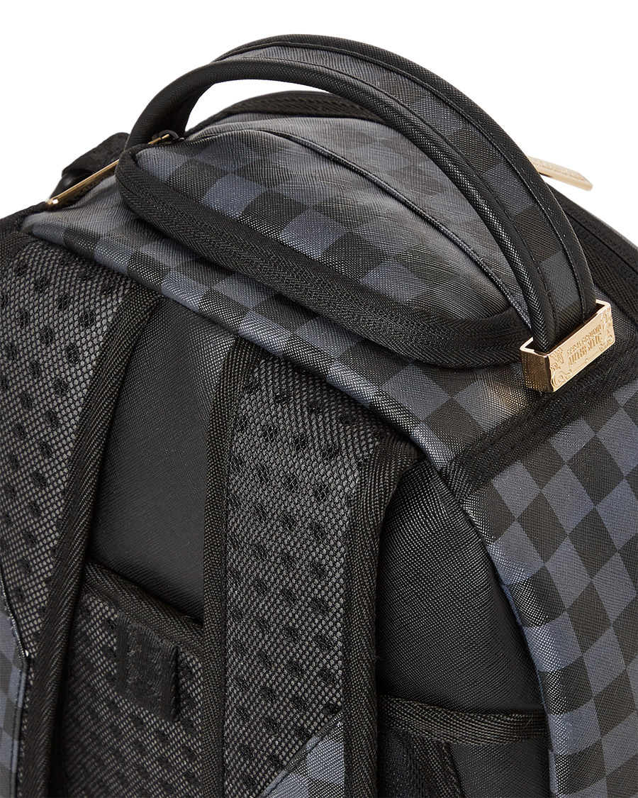 SPRAYGROUND® BACKPACK CHASE BANK: DIABLO BACK AT IT (GREY) (DLXV)