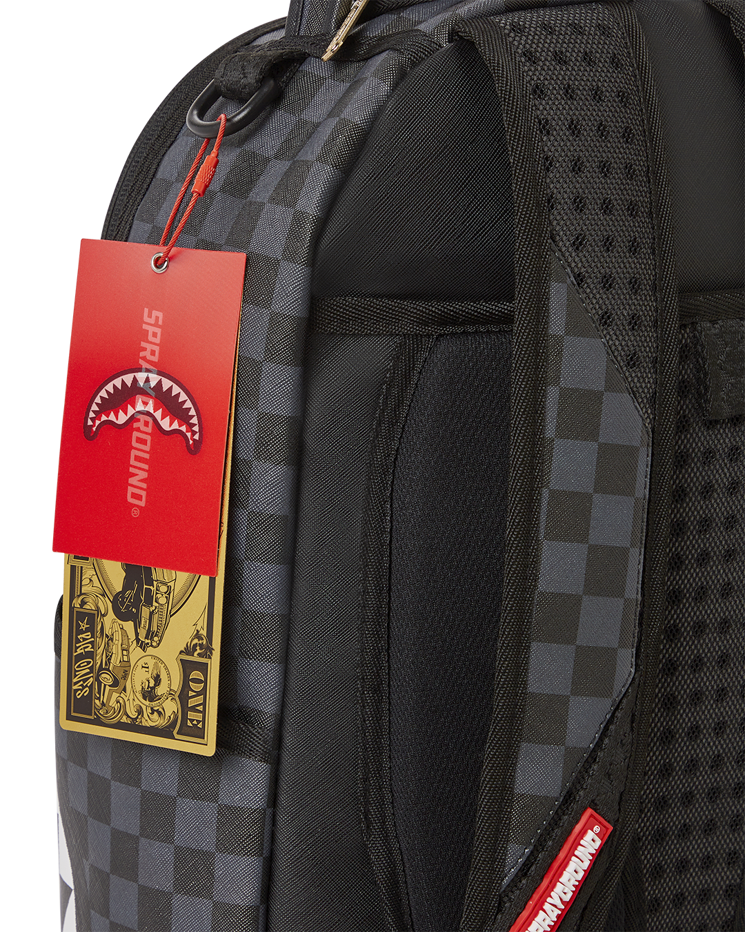 SPRAYGROUND® BACKPACK CHASE BANK: DIABLO BACK AT IT (GREY) (DLXV)