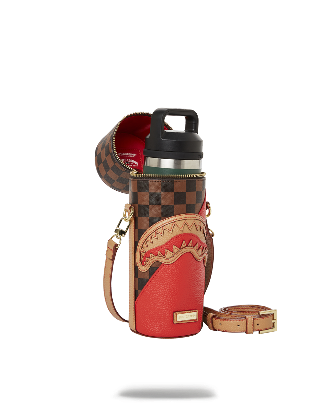 SPRAYGROUND® SLING RACEWAY TUBULAR WATER BOTTLE BAG