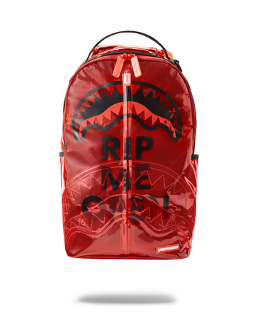 SPRAYGROUND® BACKPACK RIP ME OPEN (RED) (VINYL)