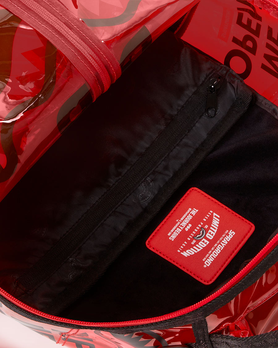 SPRAYGROUND® BACKPACK RIP ME OPEN (RED) (VINYL)