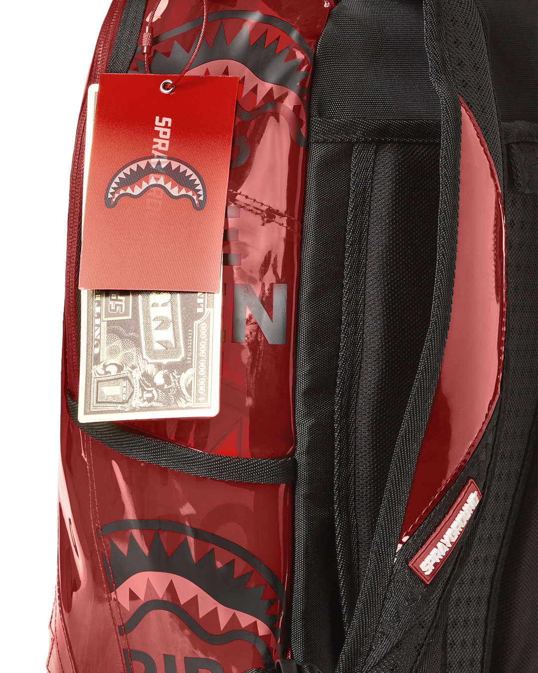 SPRAYGROUND® BACKPACK RIP ME OPEN (RED) (VINYL)