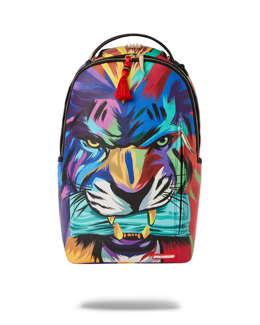 SPRAYGROUND® BACKPACK HEAR MY ROAR A.i.6 SANDFLOWER COLLAB BACKPACK (DLXV)