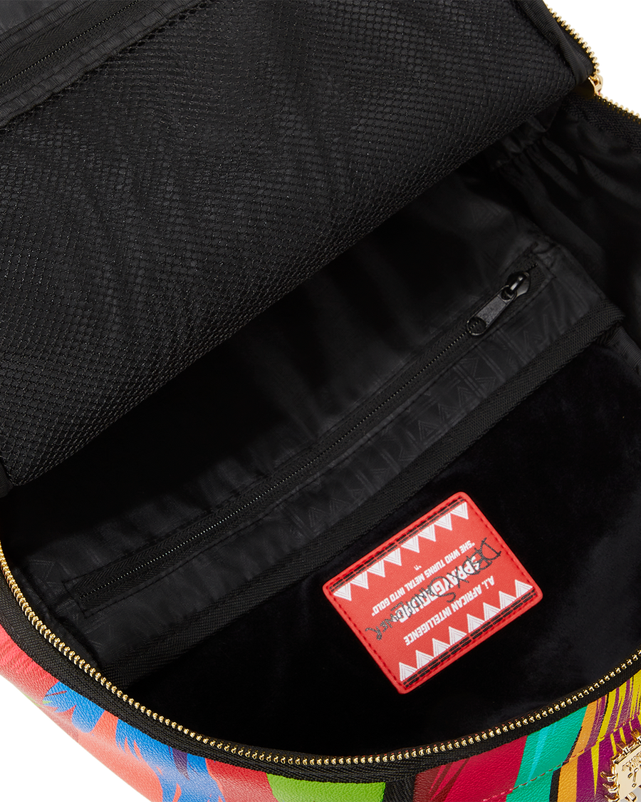 SPRAYGROUND® BACKPACK HEAR MY ROAR A.i.6 SANDFLOWER COLLAB BACKPACK (DLXV)