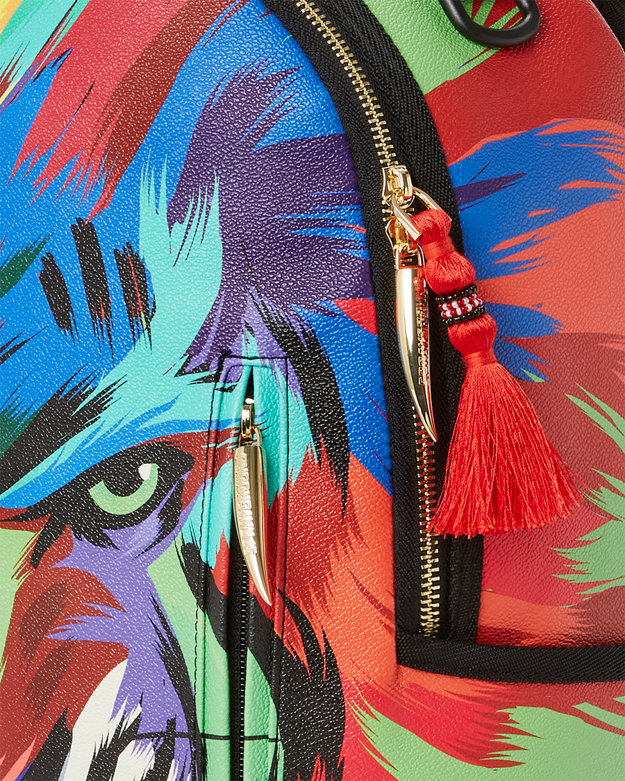 SPRAYGROUND® BACKPACK HEAR MY ROAR A.i.6 SANDFLOWER COLLAB BACKPACK (DLXV)