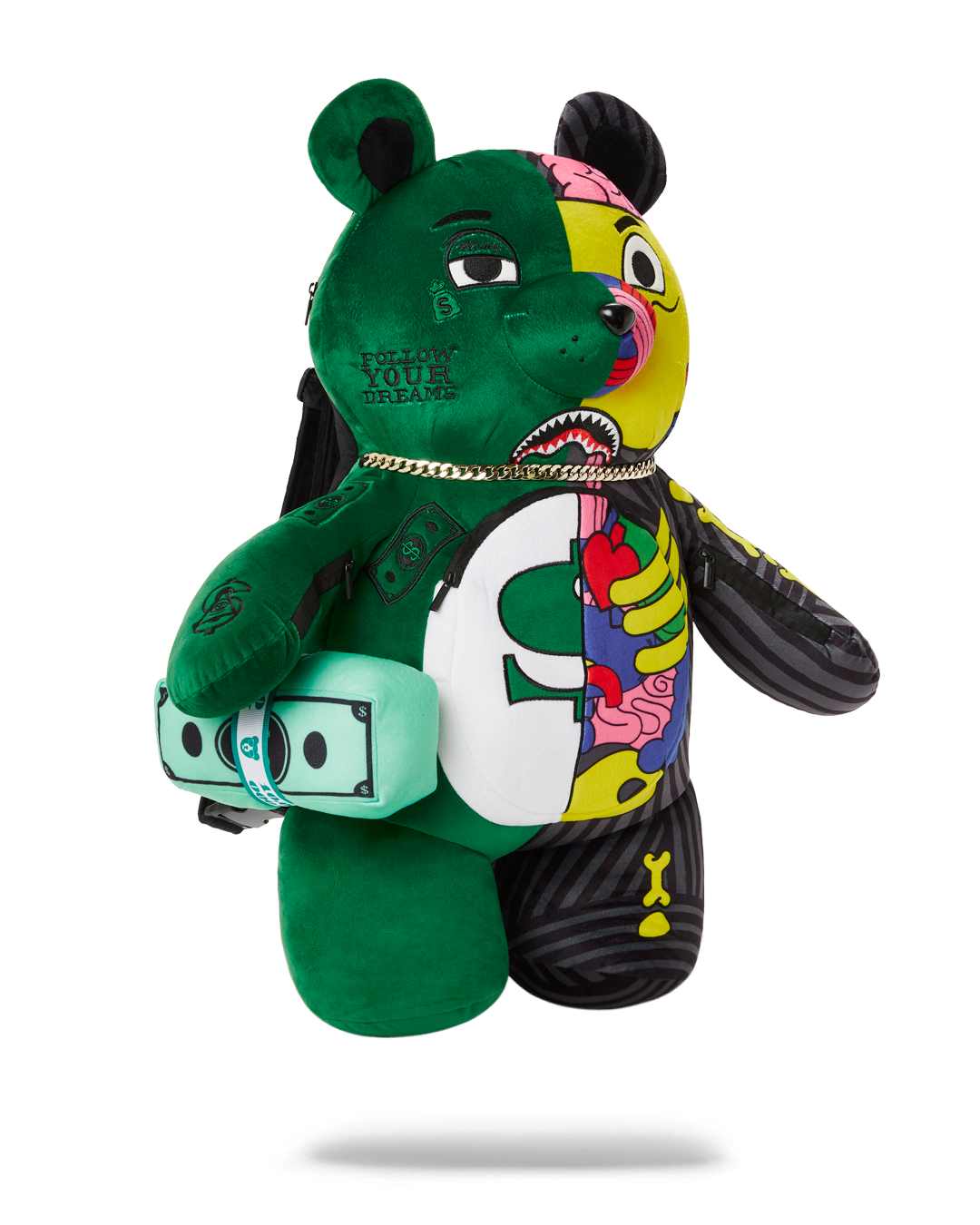 SPRAYGROUND® BACKPACK YOUNG X-RAY MONEYBEAR TEDDYBEAR BACKPACK