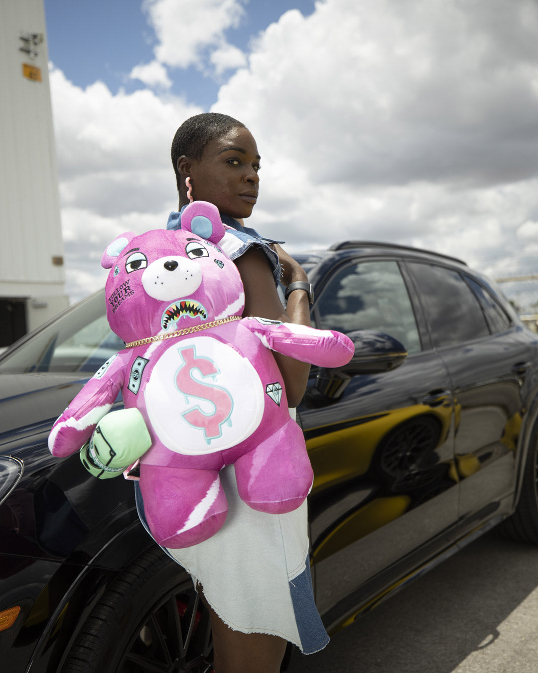 SPRAYGROUND® BACKPACK PINK PUNK MONEYBEAR TEDDYBEAR BACKPACK