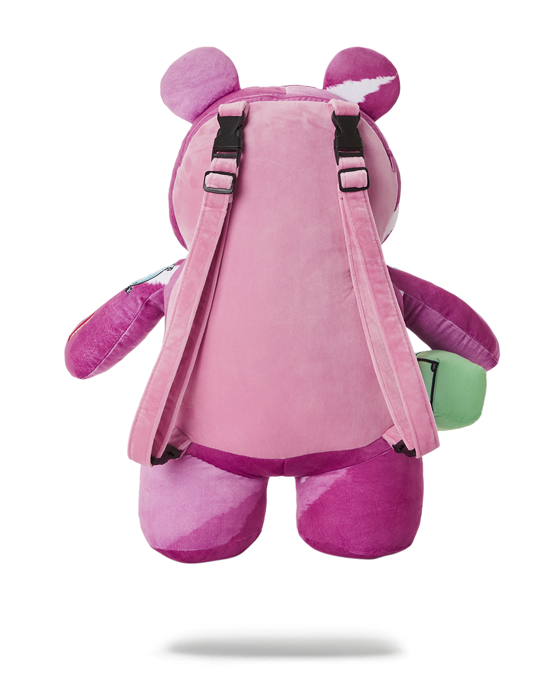 Sprayground Punk Money Bear Teddy Bear Pink Backpack