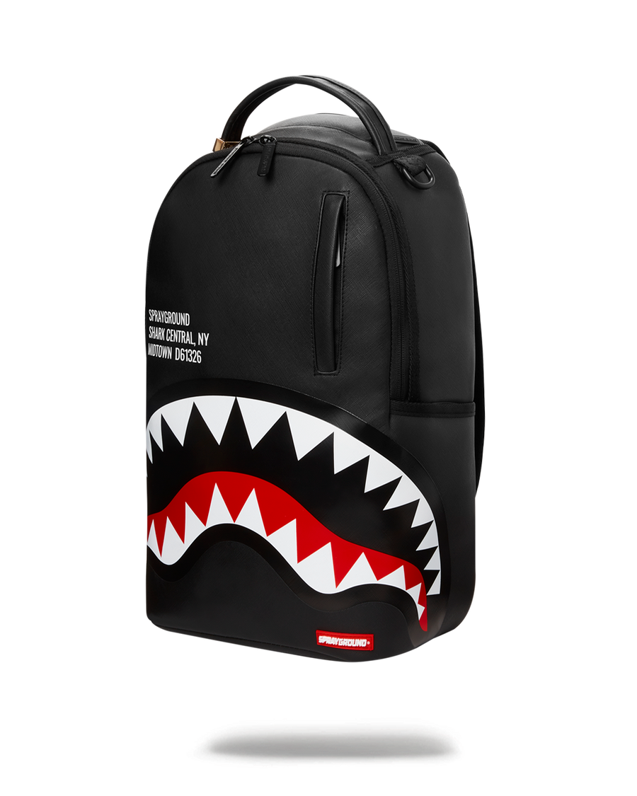 SPRAYGROUND® BACKPACK SHARK CENTRAL (BLACK) (DLXV)