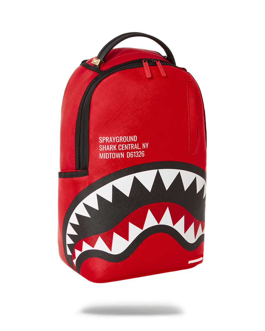 SPRAYGROUND® BACKPACK SHARK CENTRAL (RED) (DLXV)