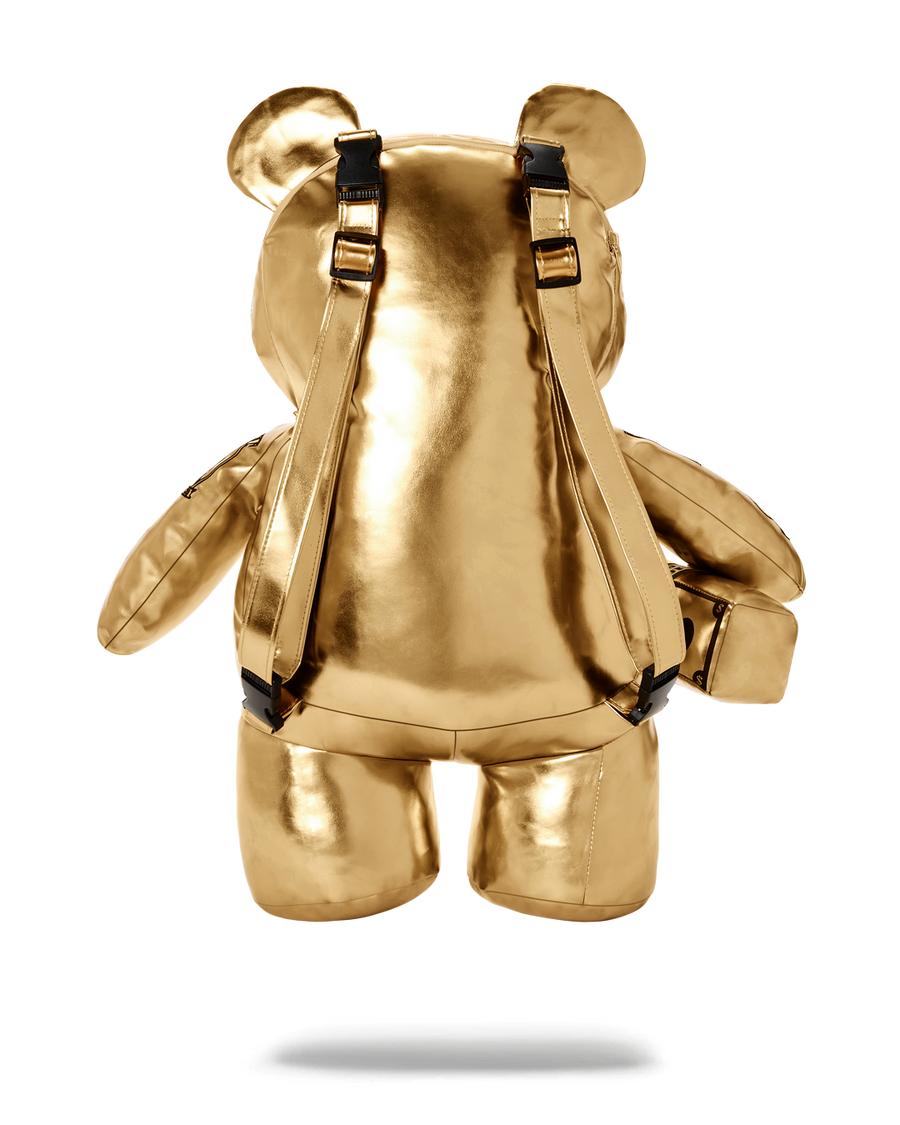 SPRAYGROUND® BACKPACK GOLD RUSH MONEYBEAR TEDDYBEAR BACKPACK