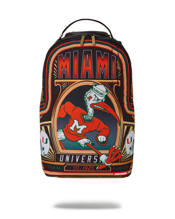 SPRAYGROUND® BACKPACK UNIVERSITY OF MIAMI BACKPACK (DLXR)