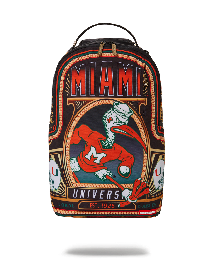 SPRAYGROUND® BACKPACK UNIVERSITY OF MIAMI BACKPACK (DLXR)