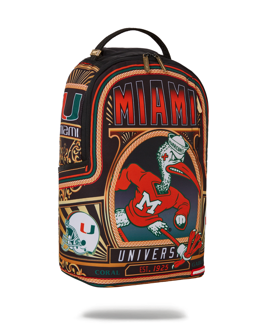 Miami Hurricanes 2023 Muscle Sprayground Backpack - Limited Edition