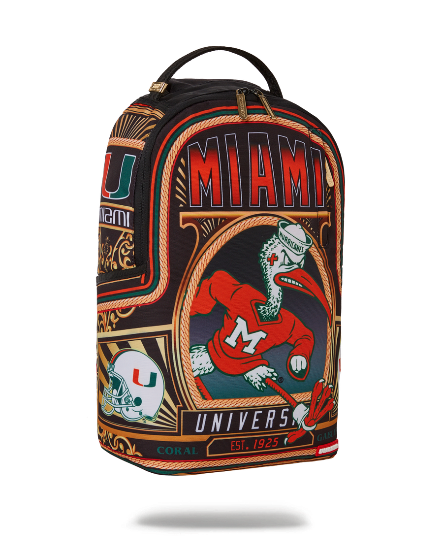 SPRAYGROUND® BACKPACK UNIVERSITY OF MIAMI BACKPACK (DLXR)