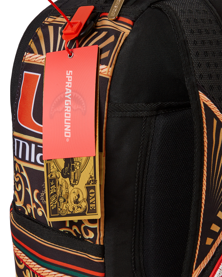 SPRAYGROUND® BACKPACK UNIVERSITY OF MIAMI BACKPACK (DLXR)