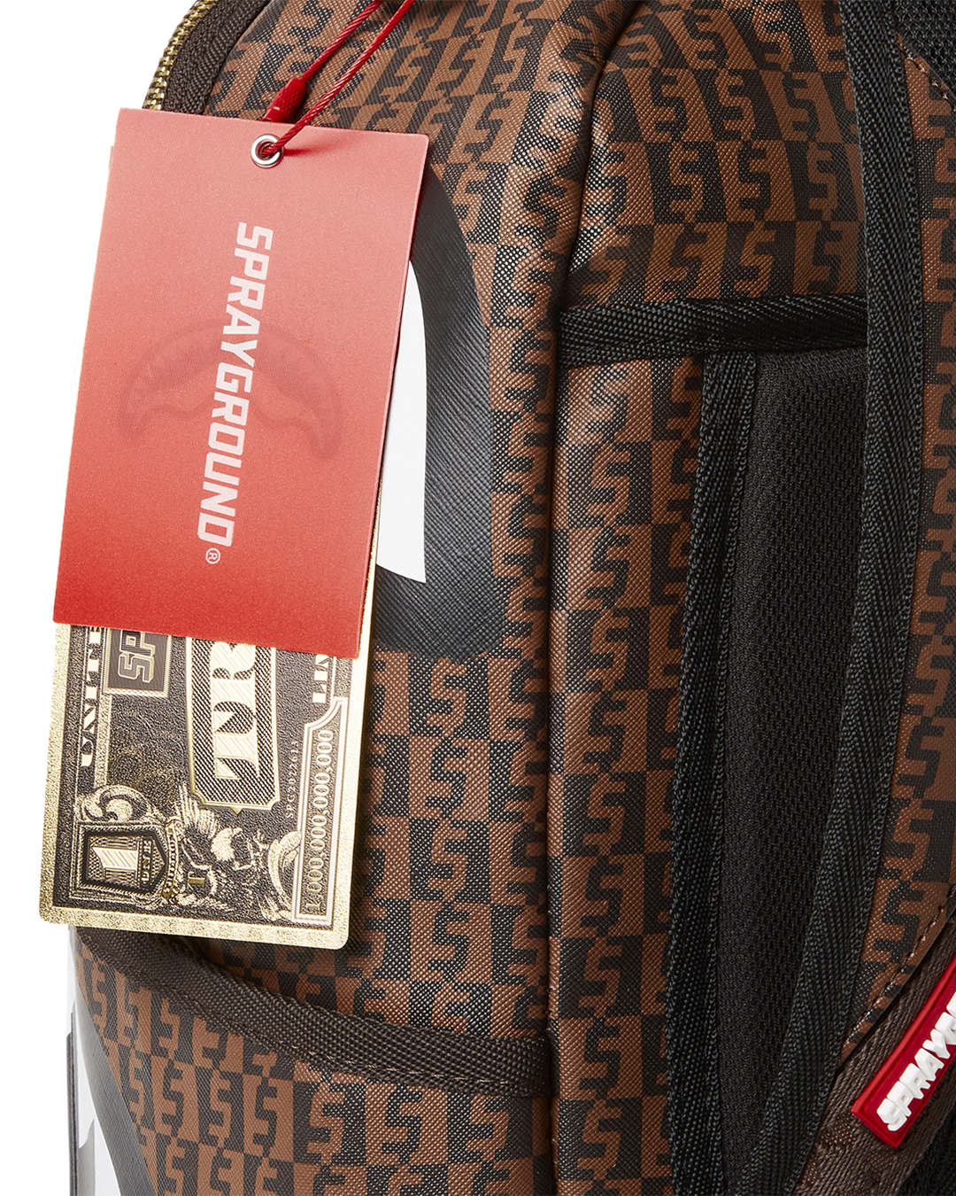 Sprayground Counterfeit (Vinyl Shredded Money) Backpack