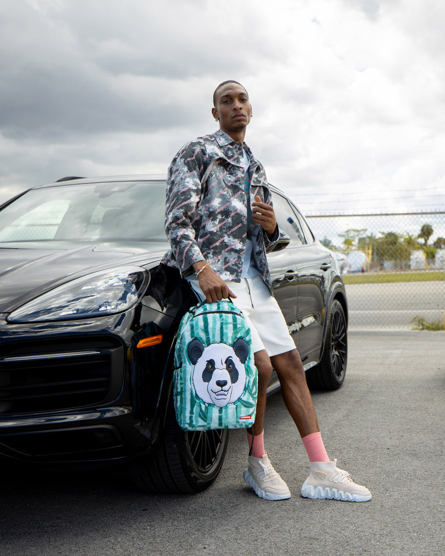 SPRAYGROUND® BACKPACK PANDA COZY VELOUR FUR BACKPACK