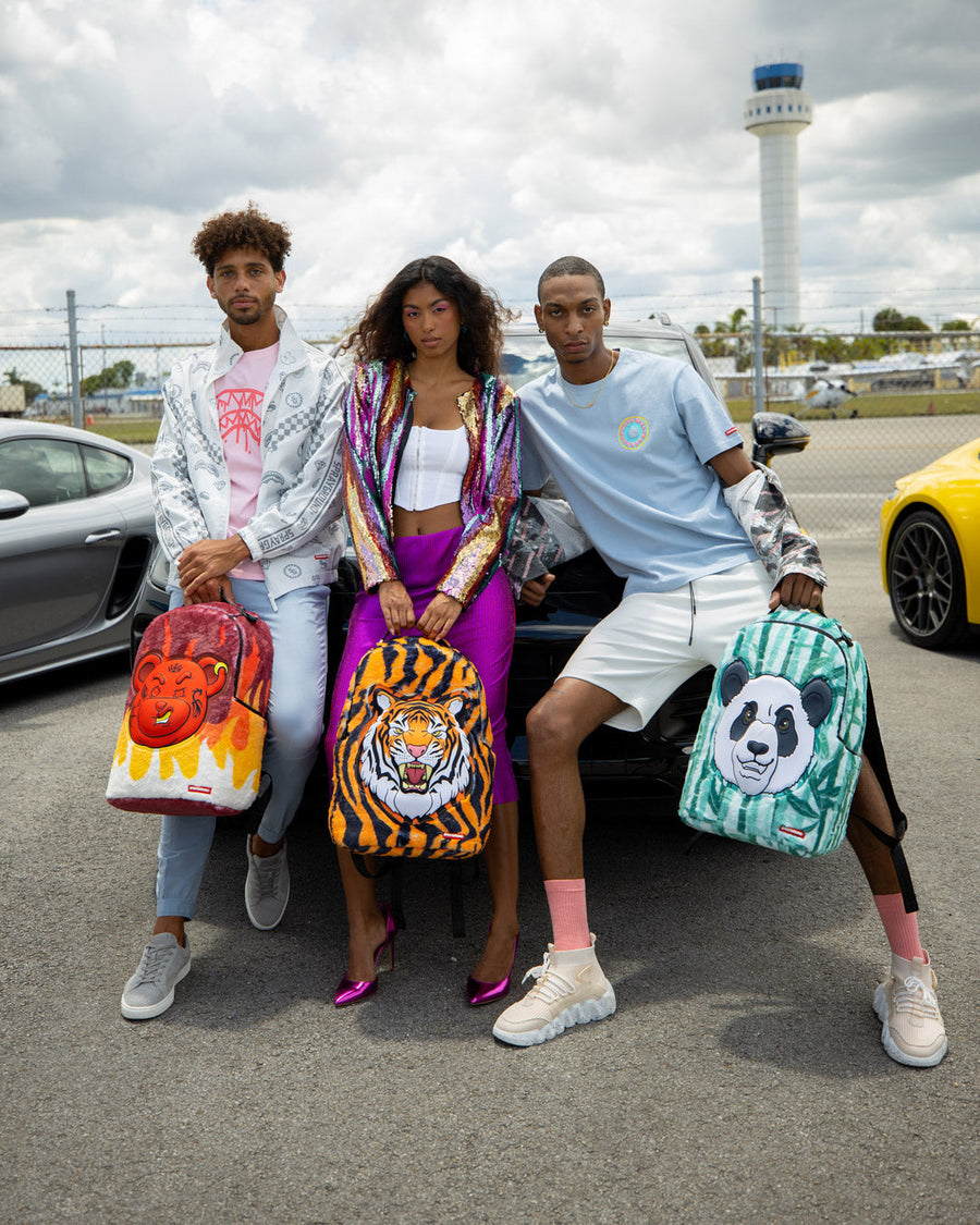 SPRAYGROUND® BACKPACK PANDA COZY VELOUR FUR BACKPACK
