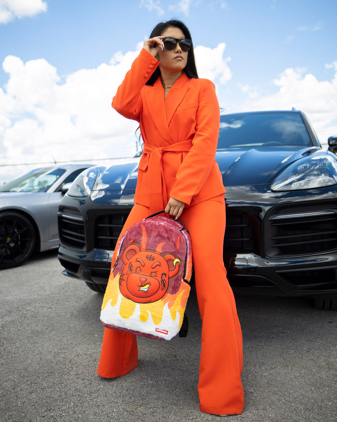 SPRAYGROUND® BACKPACK DIABLO COZY VELOUR FUR BACKPACK