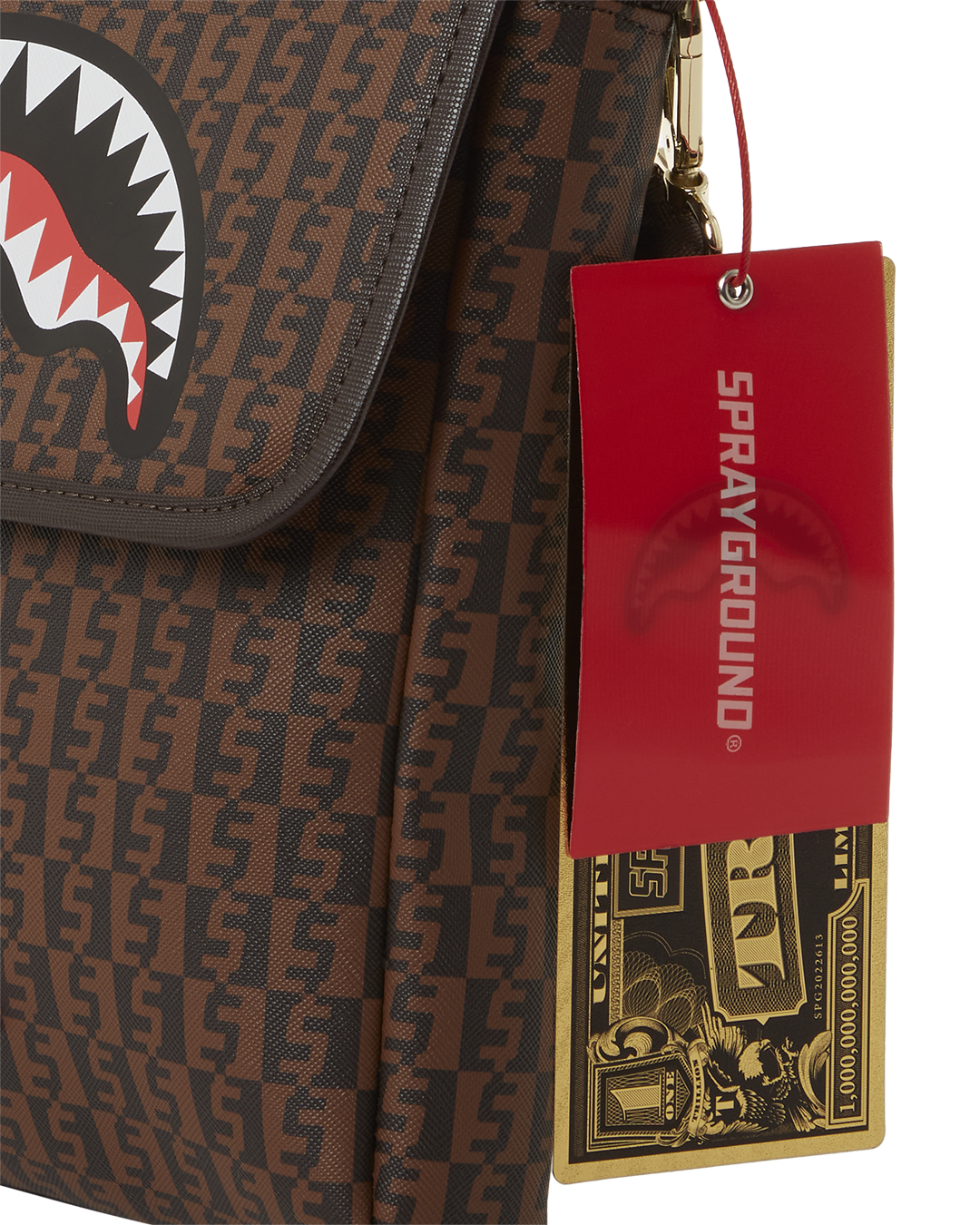 SPRAYGROUND® SLING CASHIN CHECKS SHOULDER BAG