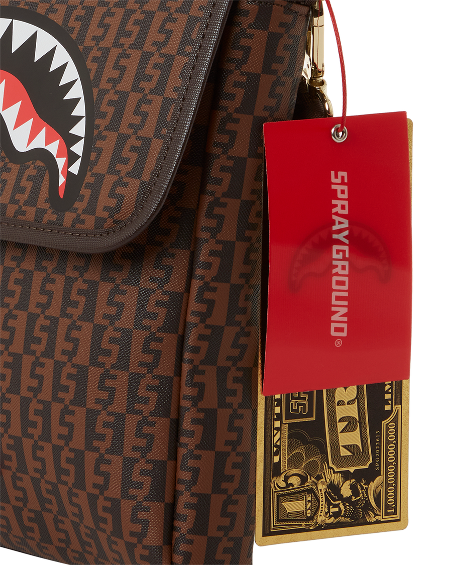 SPRAYGROUND® SLING CASHIN CHECKS SHOULDER BAG