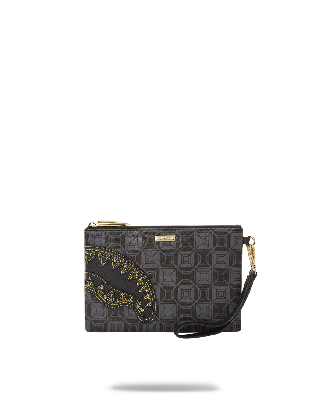 SPRAYGROUND® POUCHETTE OBSIDIAN STUNNER A.i.6 SANDFLOWER COLLAB CROSSOVER CLUTCH