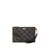 SPRAYGROUND® POUCHETTE OBSIDIAN STUNNER A.i.6 SANDFLOWER COLLAB CROSSOVER CLUTCH