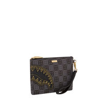 SPRAYGROUND® POUCHETTE OBSIDIAN STUNNER A.i.6 SANDFLOWER COLLAB CROSSOVER CLUTCH