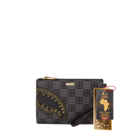 SPRAYGROUND® POUCHETTE OBSIDIAN STUNNER A.i.6 SANDFLOWER COLLAB CROSSOVER CLUTCH