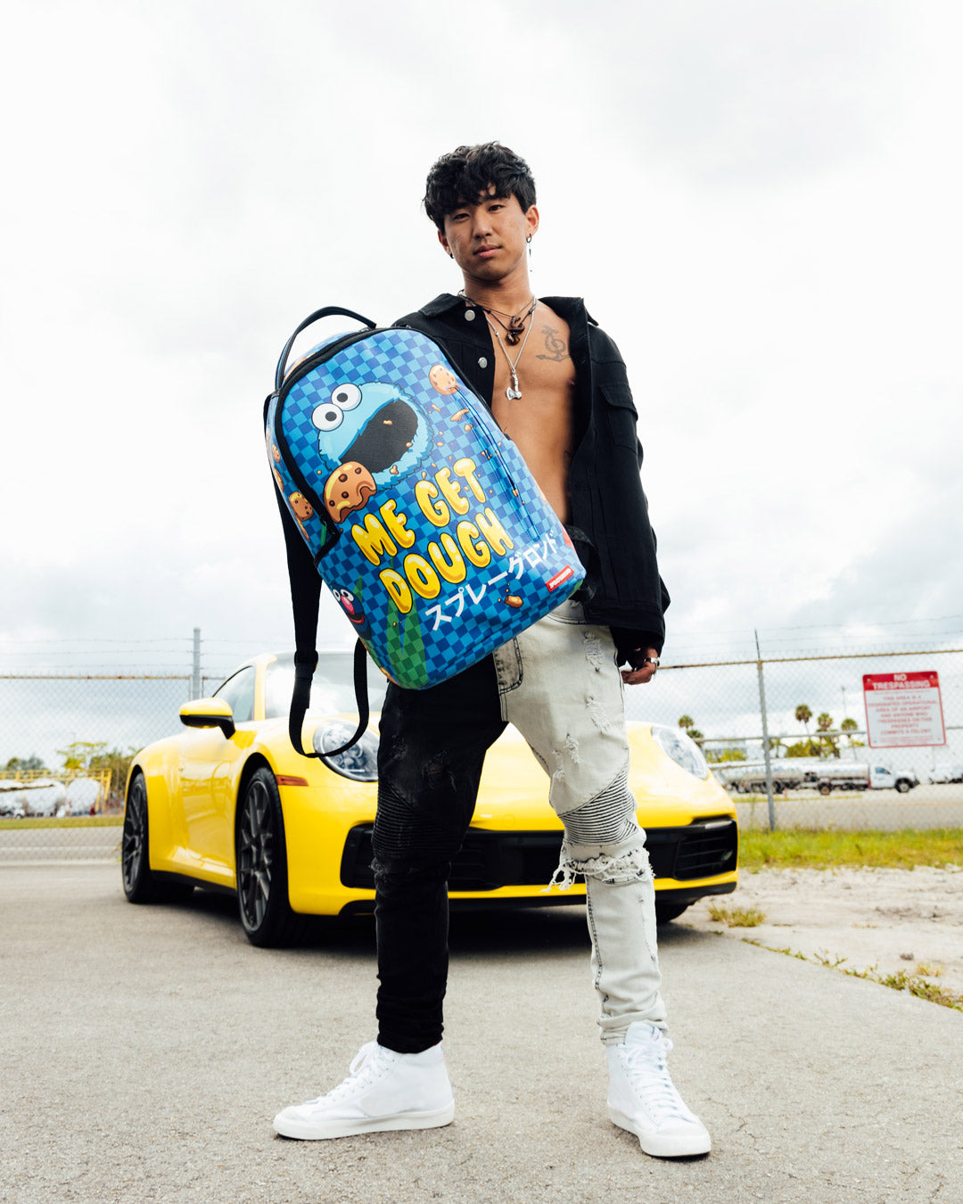 SPRAYGROUND® BACKPACK COOKIE MONSTER ME GET DOUGH (DLXV)