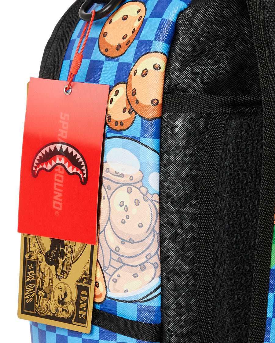 SPRAYGROUND SESAME STREET COOKIE STASH BACKPACK – BLUE CITY NYC