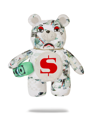 SPRAYGROUND® BACKPACK FEROCIOU$ MONEYBEAR TEDDYBEAR BACKPACK