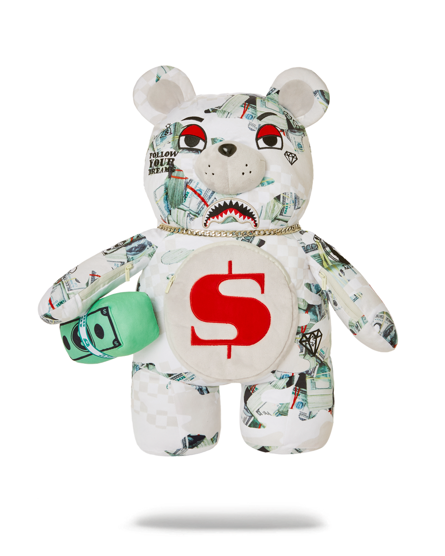 SPRAYGROUND® BACKPACK FEROCIOU$ MONEYBEAR TEDDYBEAR BACKPACK