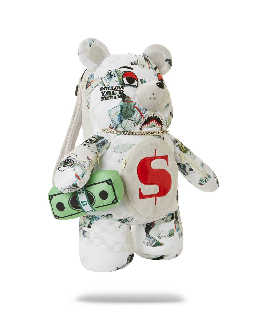 SPRAYGROUND® BACKPACK FEROCIOU$ MONEYBEAR TEDDYBEAR BACKPACK