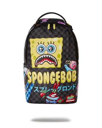 Sprayground Kids' Spongebob Print Canvas Backpack In Multi