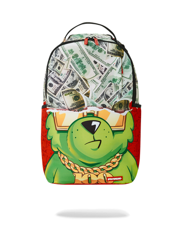 SPRAYGROUND® BACKPACK MONEY BEAR STEADY TRIPPIN BACKPACK