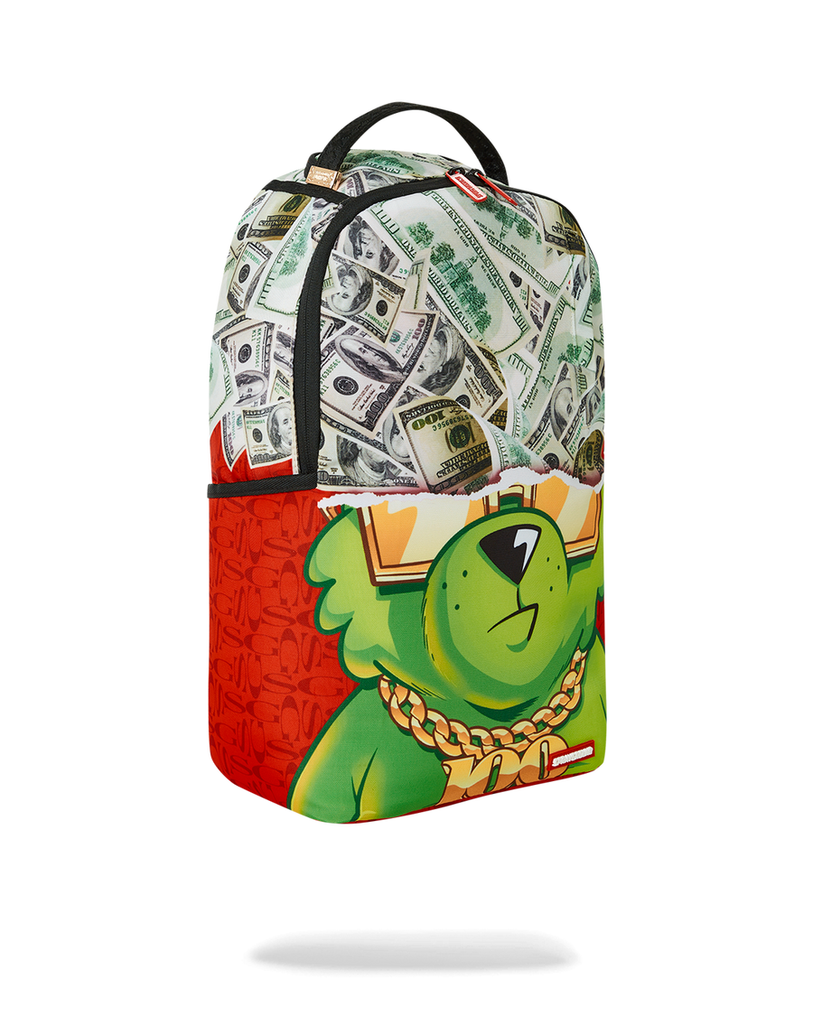 SPRAYGROUND® BACKPACK MONEY BEAR STEADY TRIPPIN BACKPACK