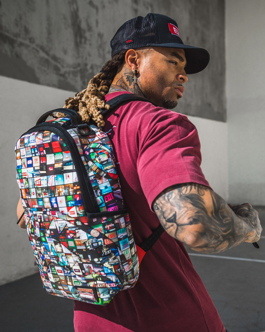 SPRAYGROUND® BACKPACK EXIT ART COLLAB BACKPACK (DLXV)