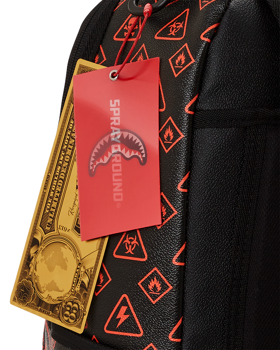 SPRAYGROUND® BACKPACK YOU BEEN WARNED BACKPACK (DLXV)