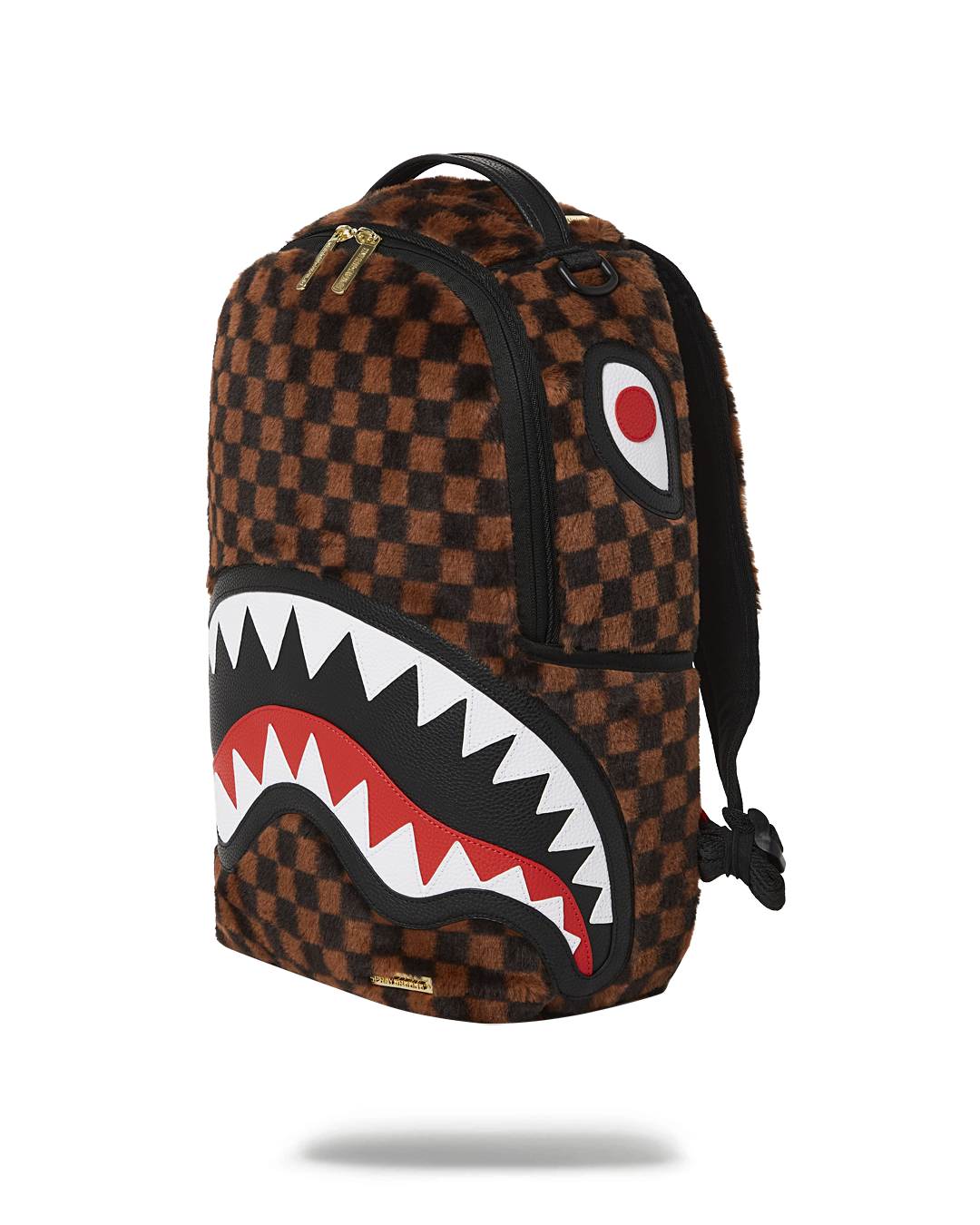 SPRAYGROUND SHARKS IN PARIS COASTAL BACKPACK (DLXV) - FLOWER SHARK BROWN  TEETH