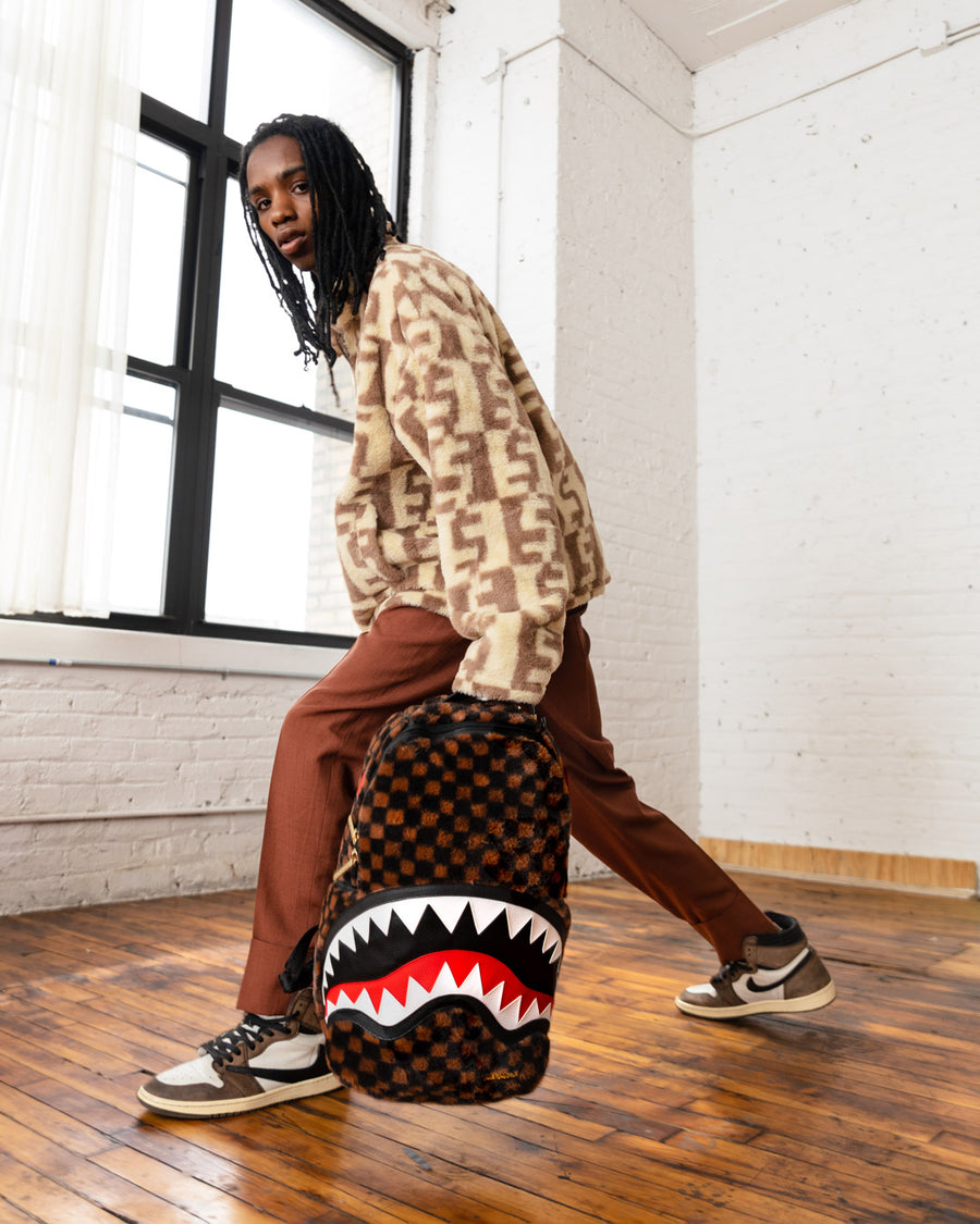 SPRAYGROUND® BACKPACK FURRR SHARKS IN PARIS BACKPACK (DLXV)