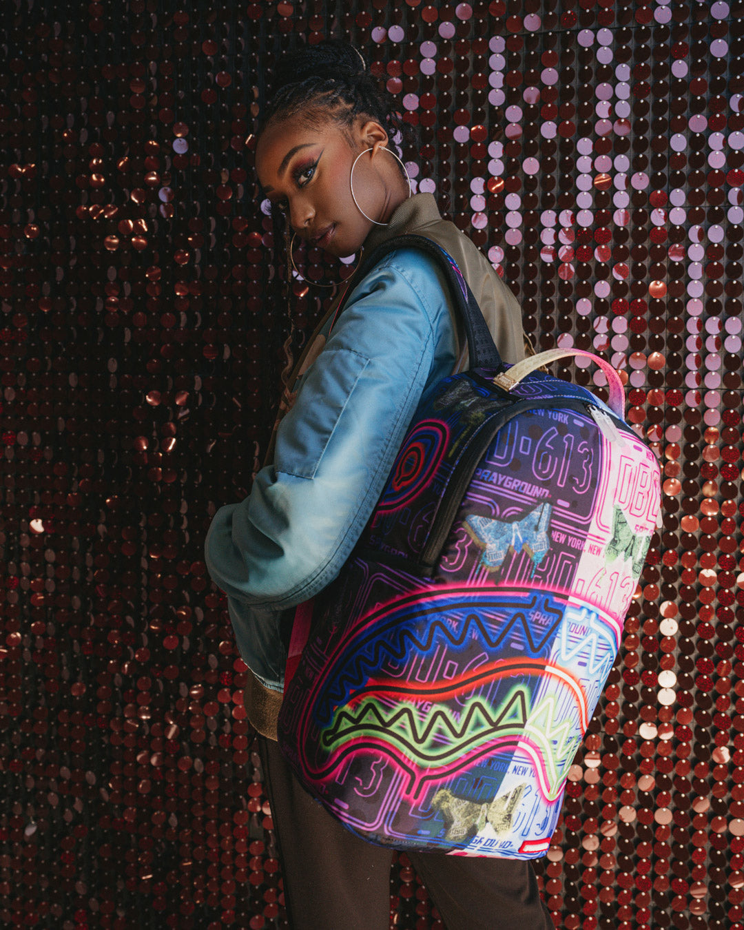 SPRAYGROUND® BACKPACK NEON BUTTERFLY BACKPACK