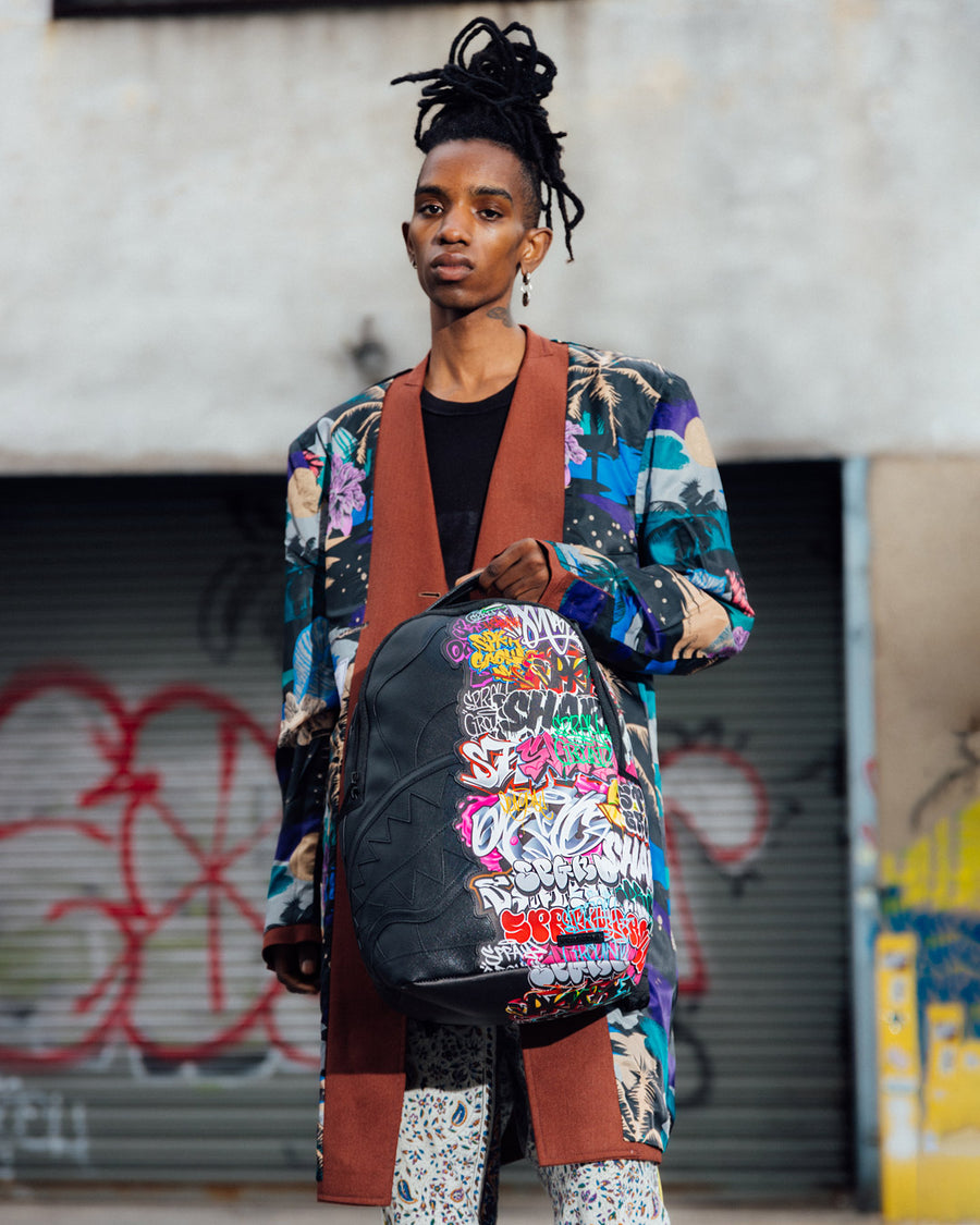 SPRAYGROUND® BACKPACK HALF GRAFF NIGHT BACKPACK (DLXV)