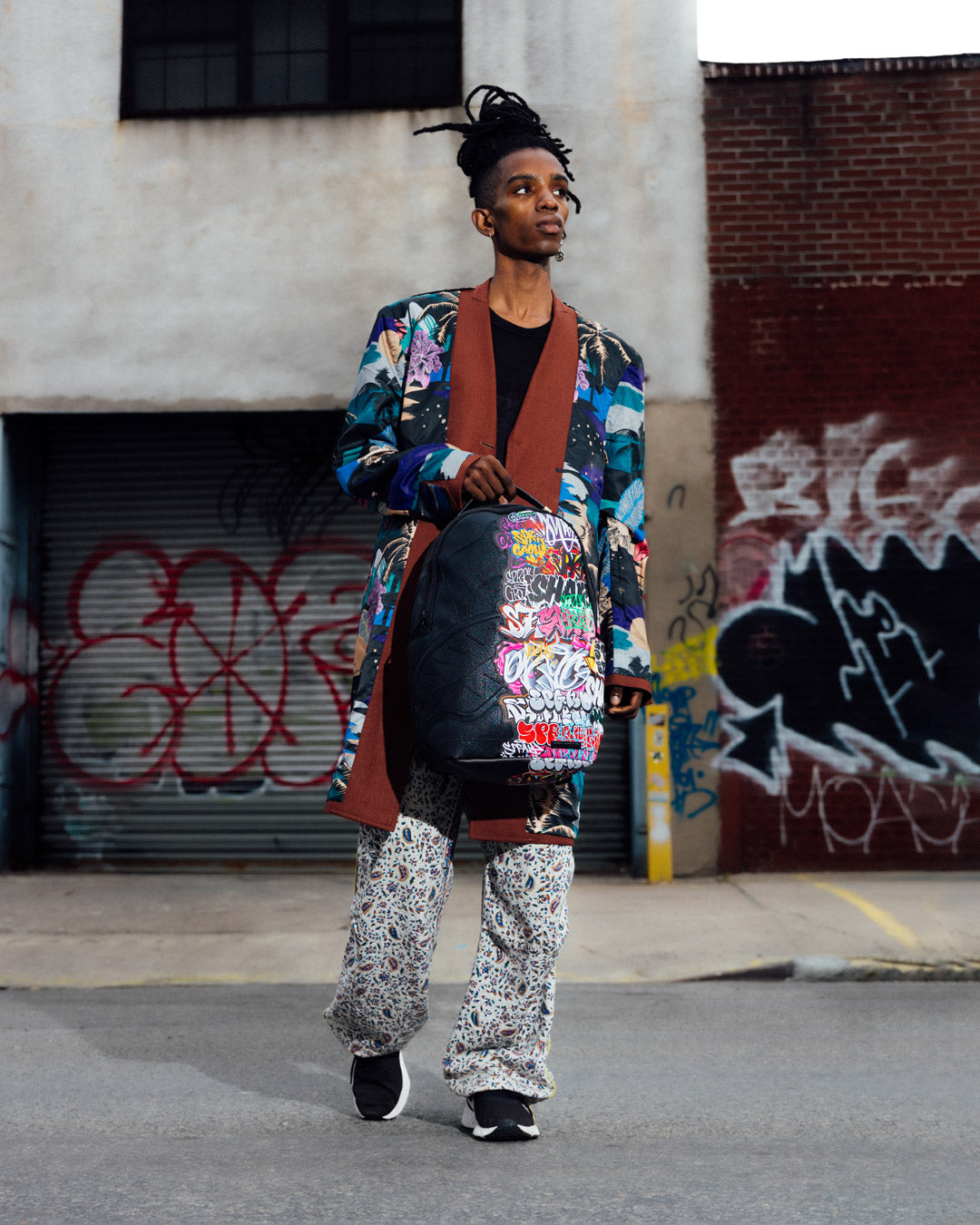 SPRAYGROUND® BACKPACK HALF GRAFF NIGHT BACKPACK (DLXV)
