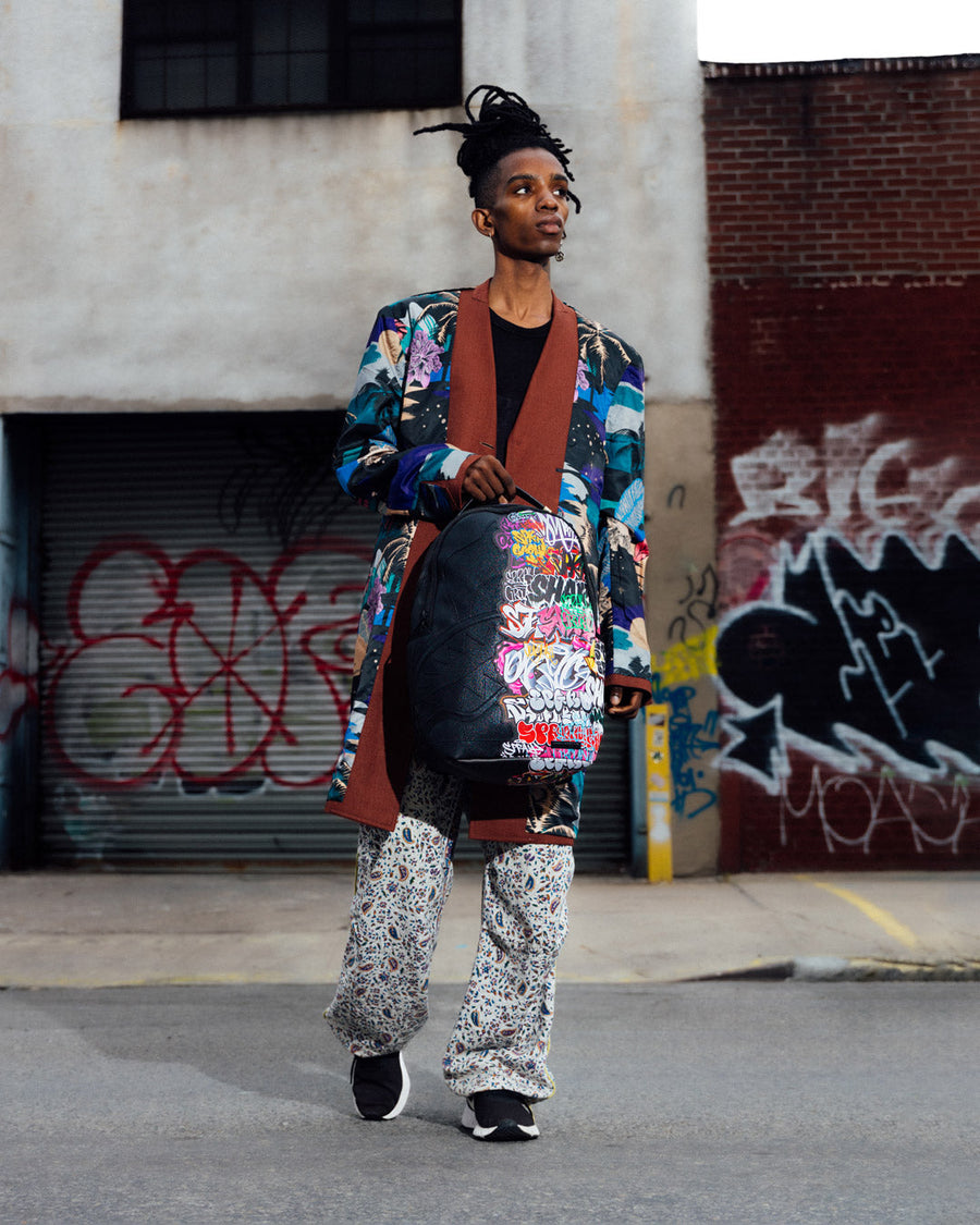 SPRAYGROUND® BACKPACK HALF GRAFF NIGHT BACKPACK (DLXV)
