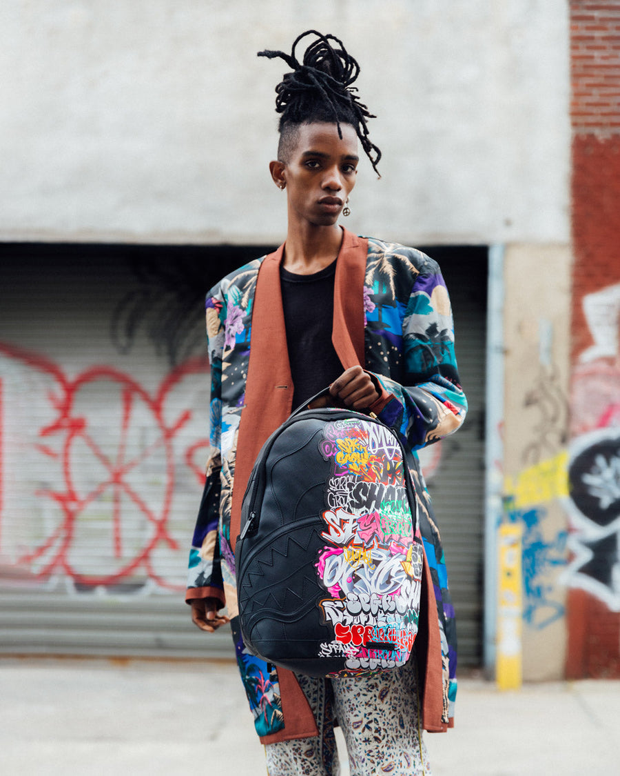 SPRAYGROUND® BACKPACK HALF GRAFF NIGHT BACKPACK (DLXV)